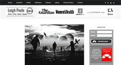 Desktop Screenshot of leighpeele.com